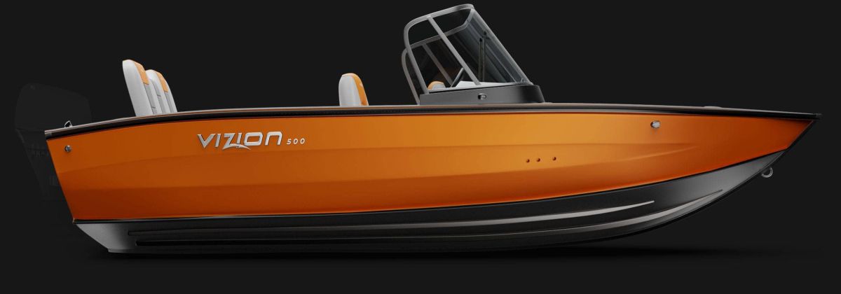 Motorboat VIZION 500 ORANGE