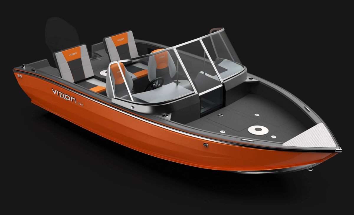 Motorboat VIZION 470 ORANGE