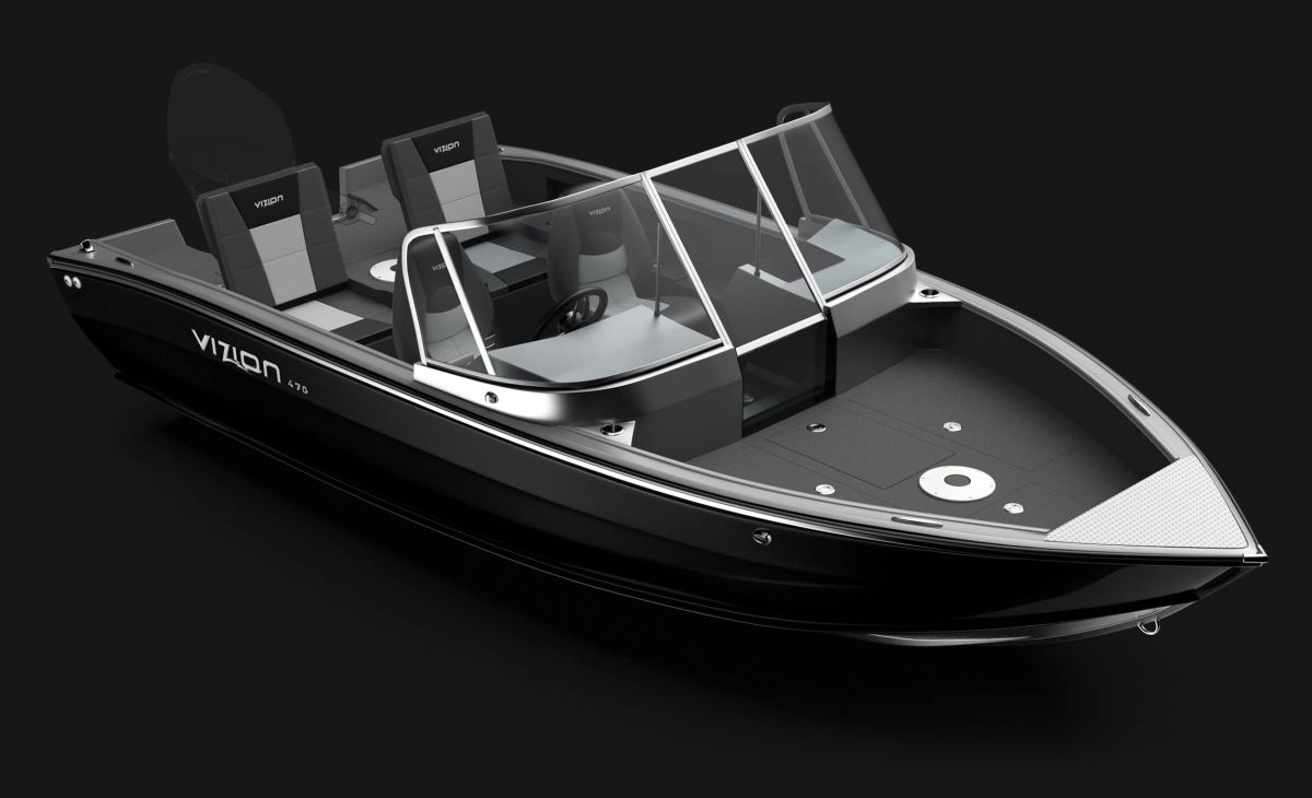 Motorboat VIZION 470 BLACK