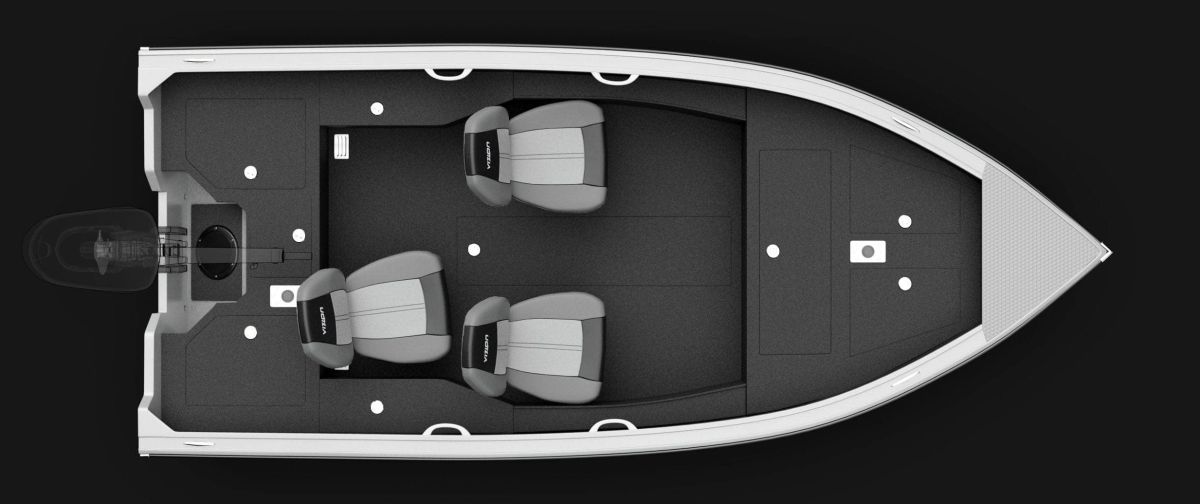 Motorboat VIZION 440RS overhead