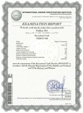 Certificate VIZION CE-440-1