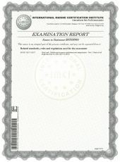 Certificate VIZION CE-440-2