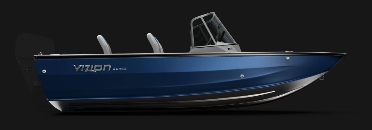 Motorboat VIZION 440CS BLUE