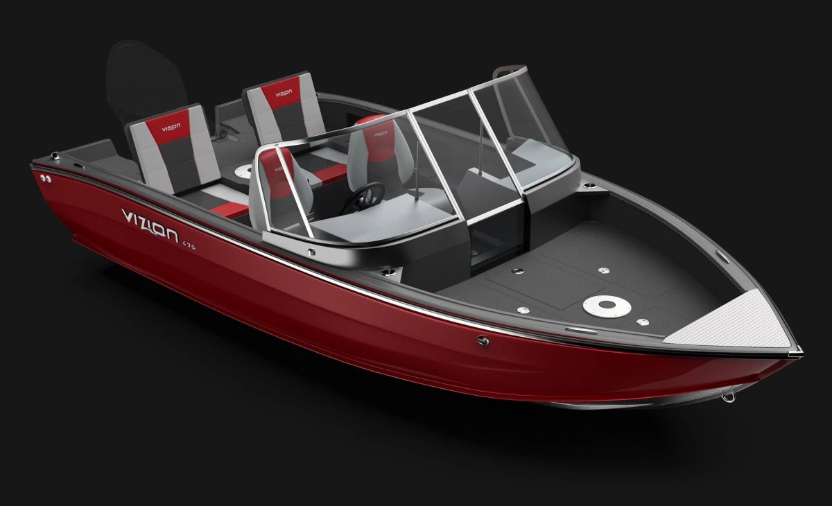 Motorboat VIZION 470 RED