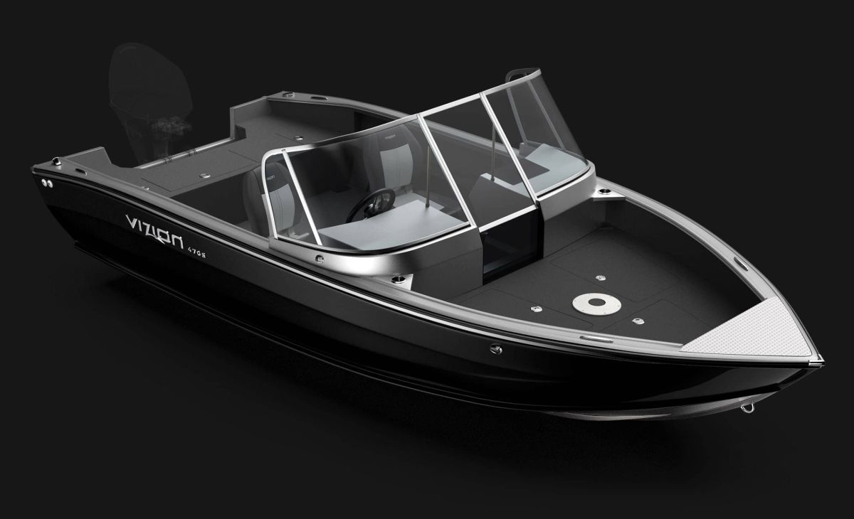 Motorboat VIZION 470s BLACK