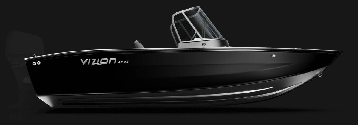 Motorboat VIZION 470s BLACK