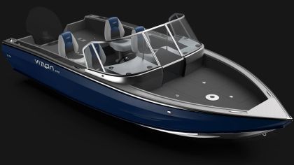 Boat VIZION 600 Chrome Blue