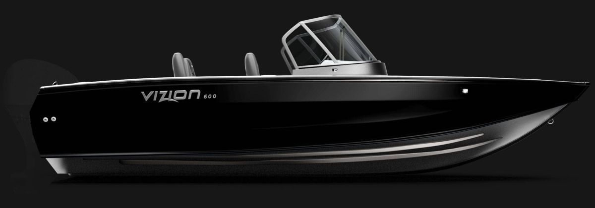 Motorboat VIZION 600 BLACK