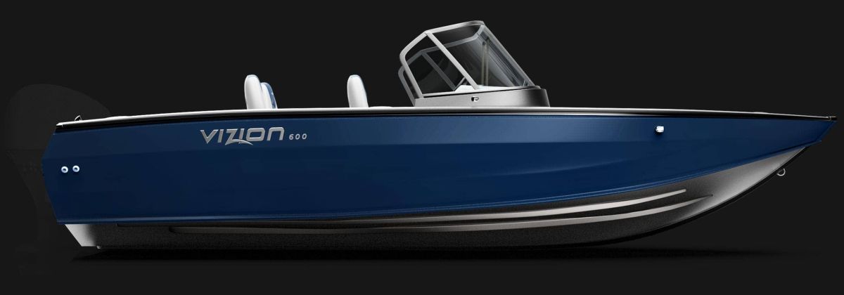 Motorboat VIZION 600 BLUE