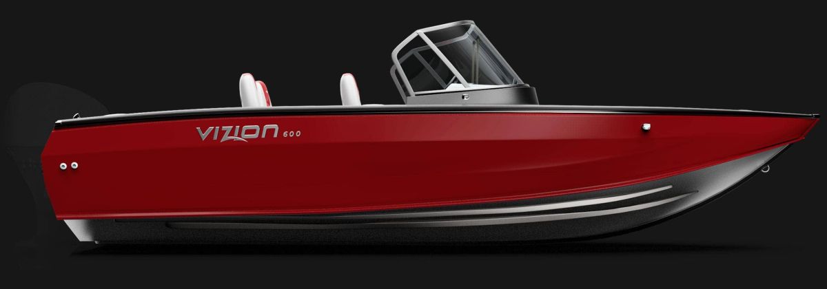 Motorboat VIZION 600 RED