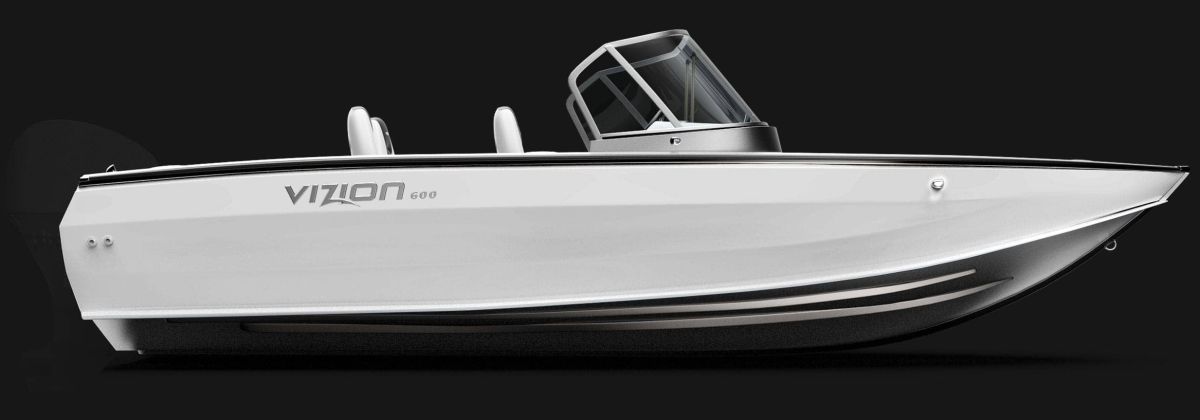 Motorboat VIZION 600 WHITE