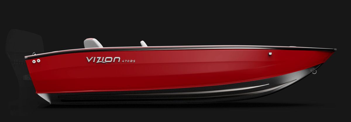 Motorboat VIZION 470 rs RED