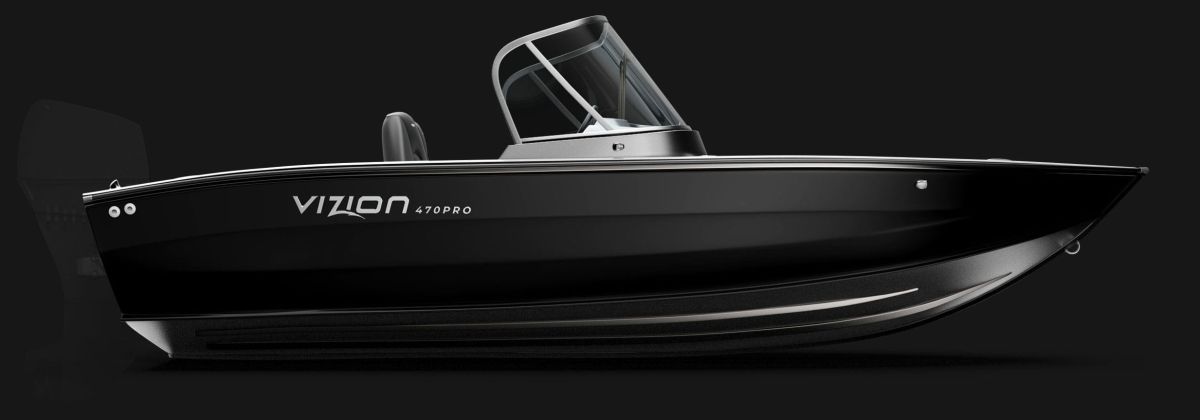 Motorboat VIZION 470 pro BLACK