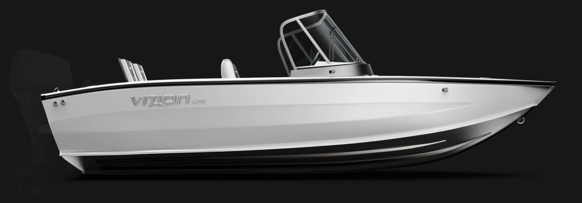 Motorboat VIZION 470 WHITE