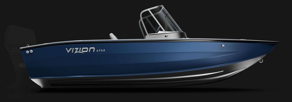 Motorboat VIZION 470s BLUE