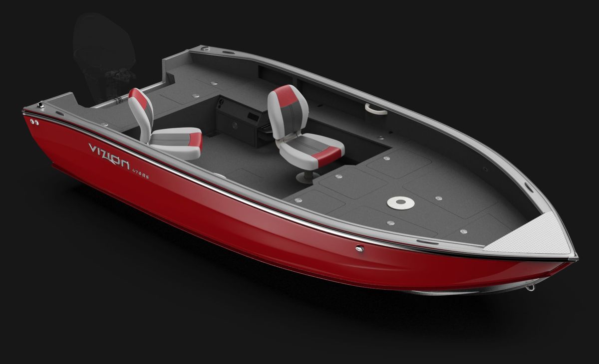 Motorboat VIZION 470 rs RED