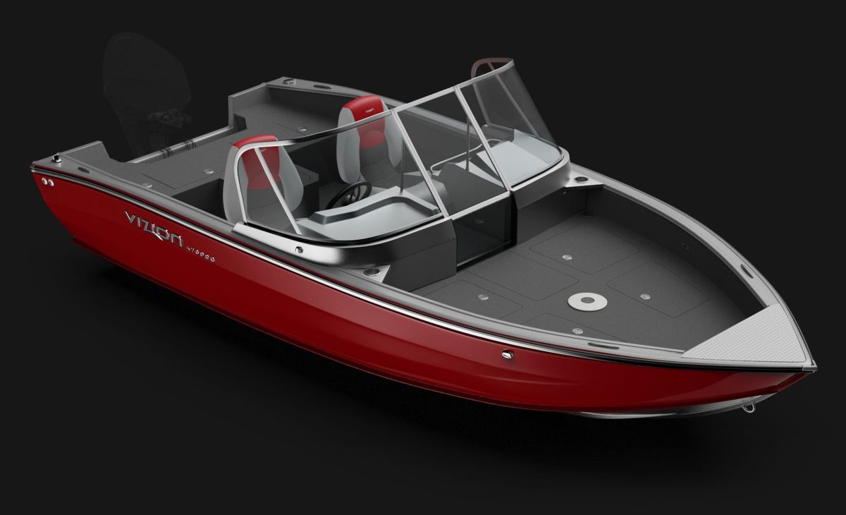 Motorboat VIZION 470 pro RED