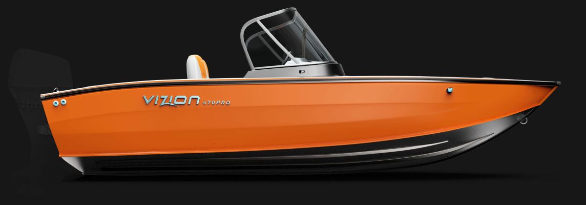 Motorboat VIZION 470 pro ORANGE