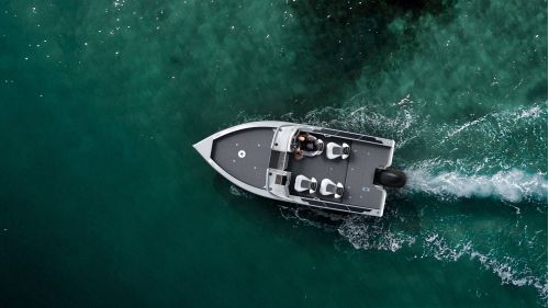 Boat VIZION 600 Green Chrome