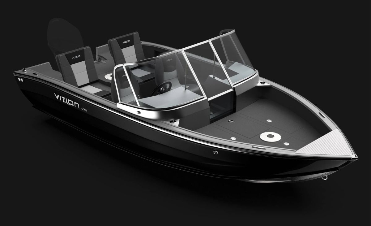 Motorboat VIZION 470 BLACK