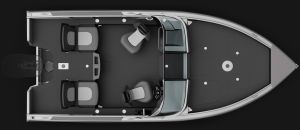 Vizion 560 motorboot VERSION FÜR KLAPPSITZE HINTEN