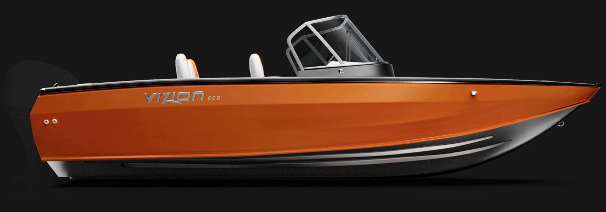 Motorboat VIZION 600 ORANGE