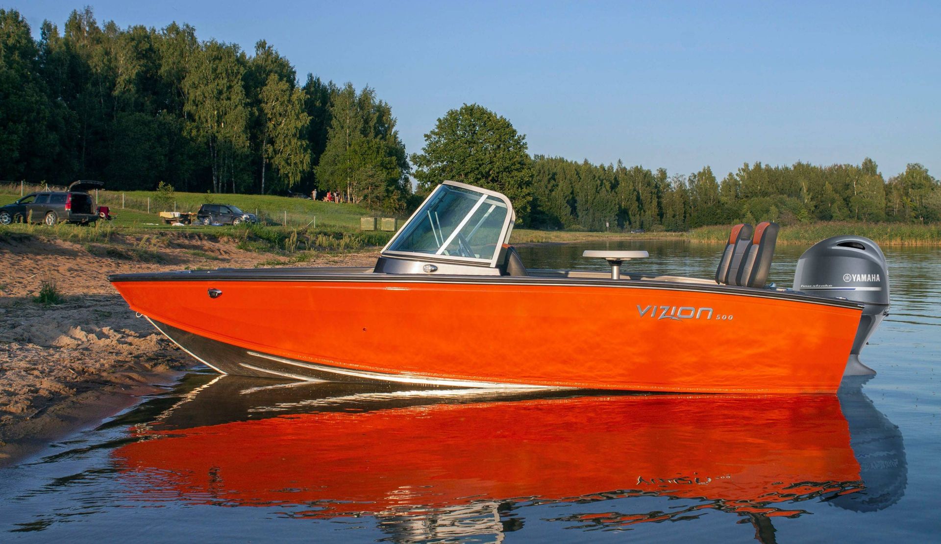 Boat VIZION 500 Orange Chrome