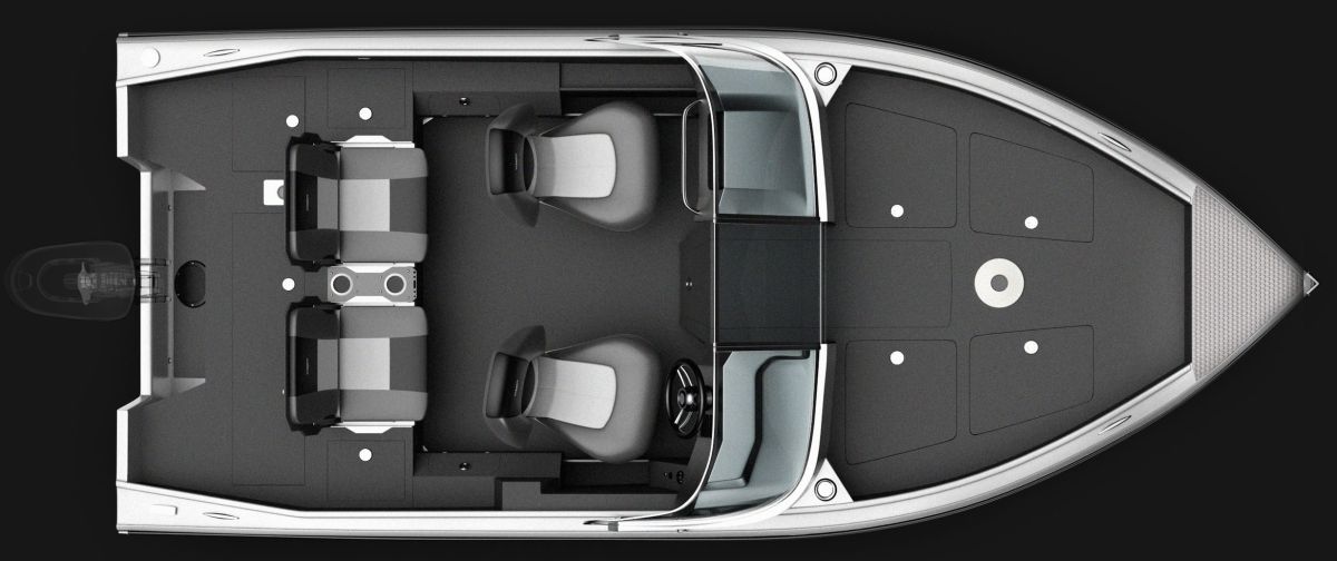 Motorboat VIZION 500 pro overhed