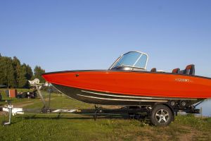 Boat VIZION 500 Orange Trailer