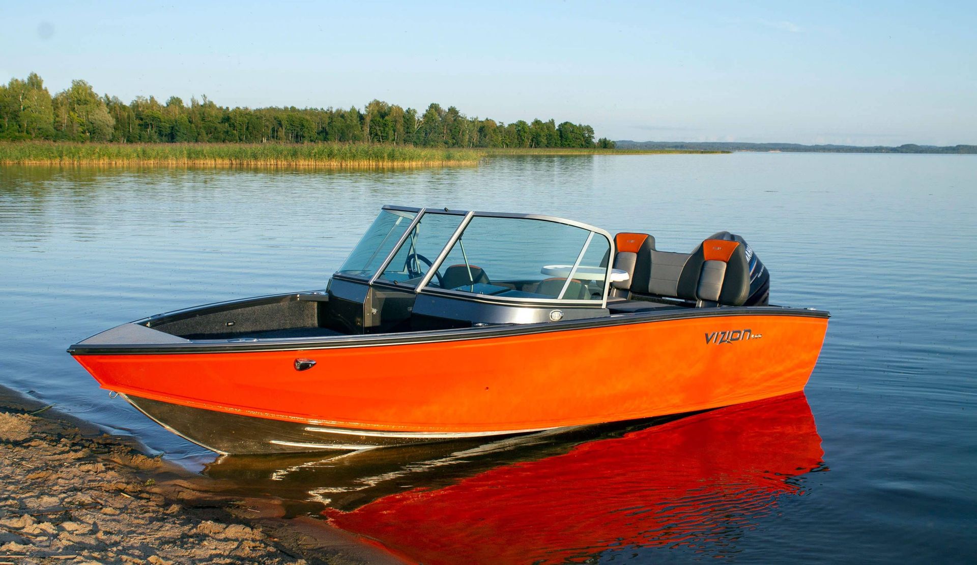 Boat VIZION 500 Orange Chrome