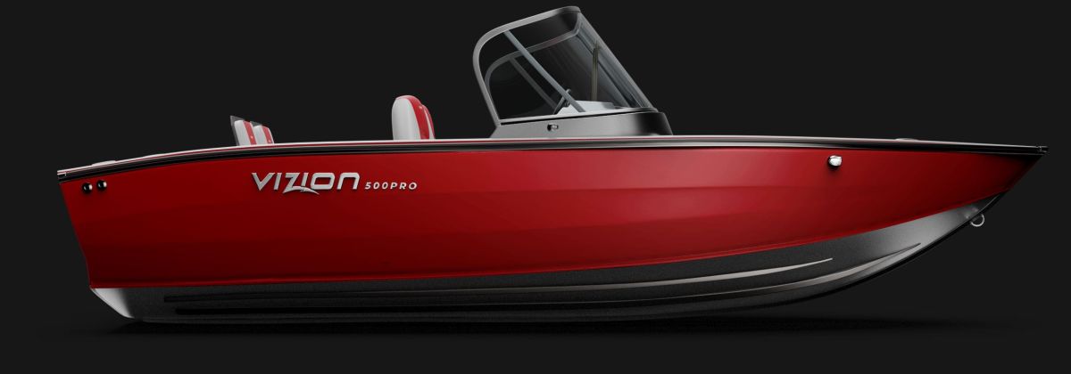 Motorboat VIZION 500 pro RED