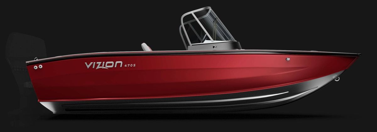 Motorboat VIZION 470s RED
