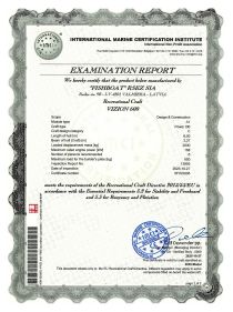 Certificate VIZION CE-600-1