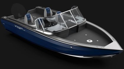 Boat VIZION 600 Chrome Blue