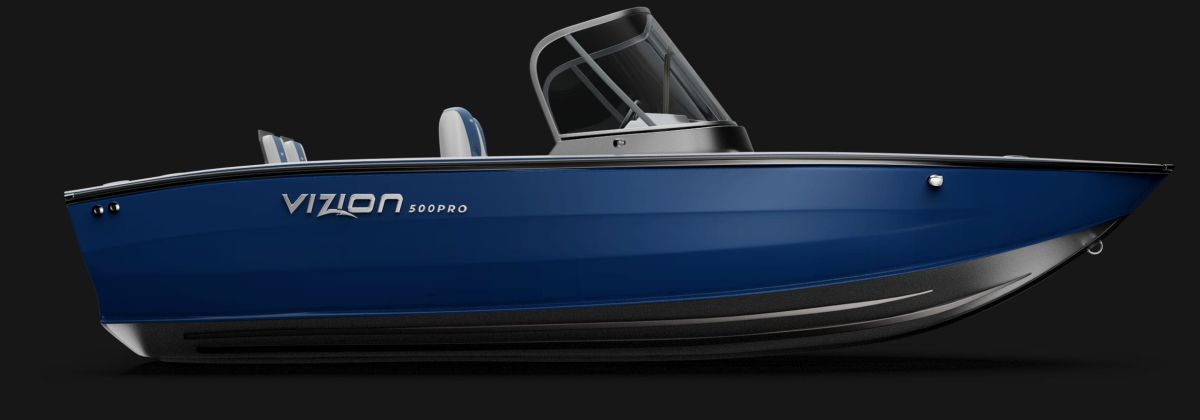 Motorboat VIZION 500 pro BLUE