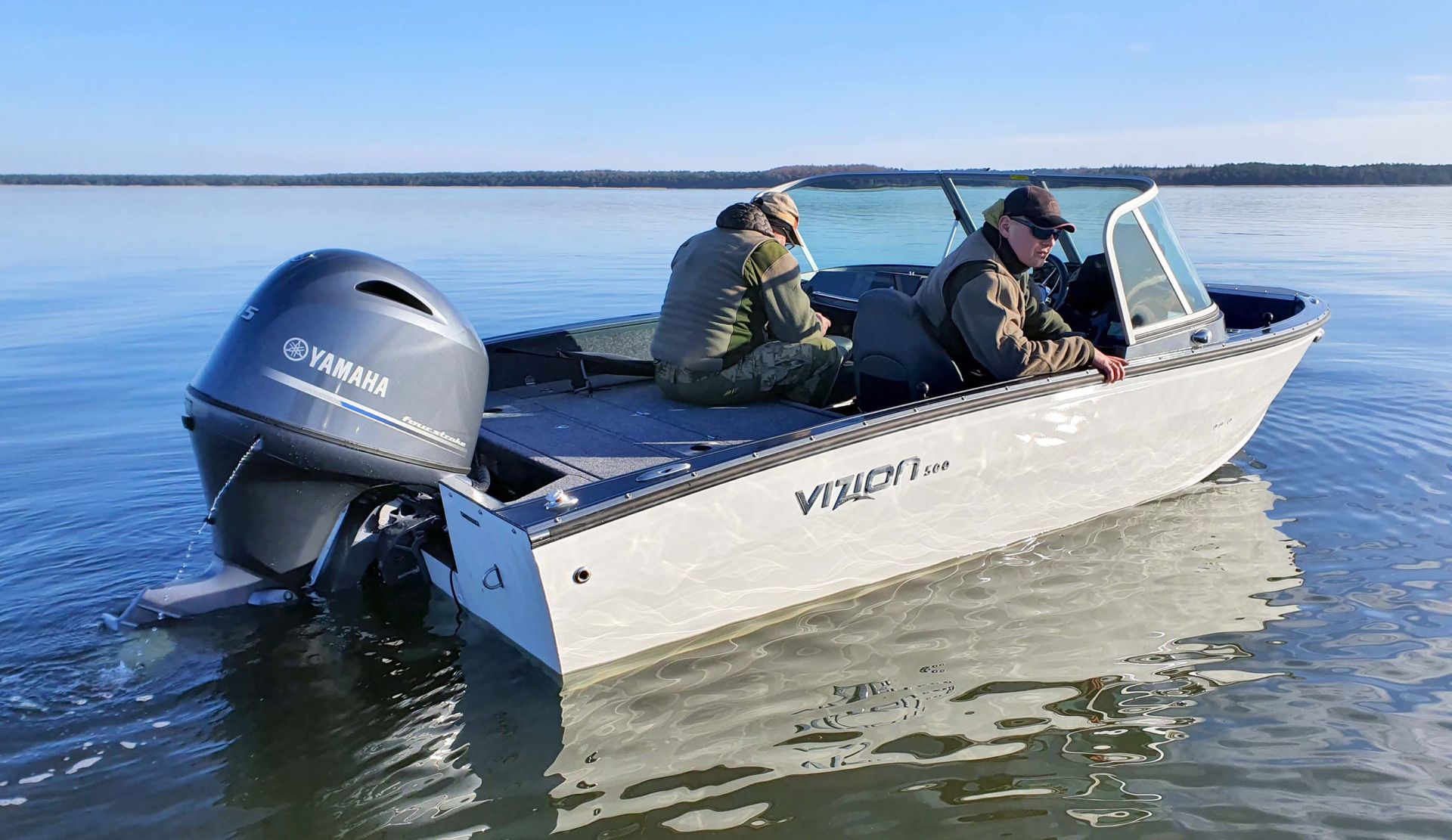 Boat VIZION 500 Orange Chrome