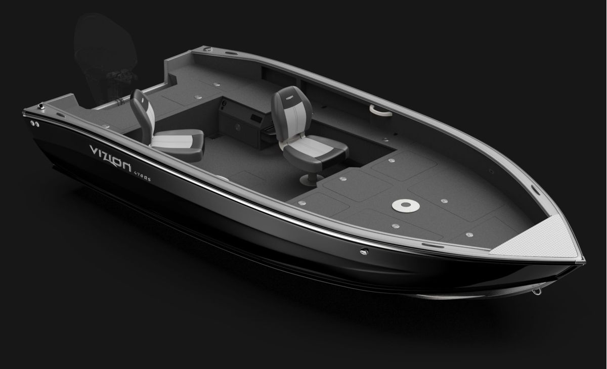 Motorboat VIZION 470 rs BLACK