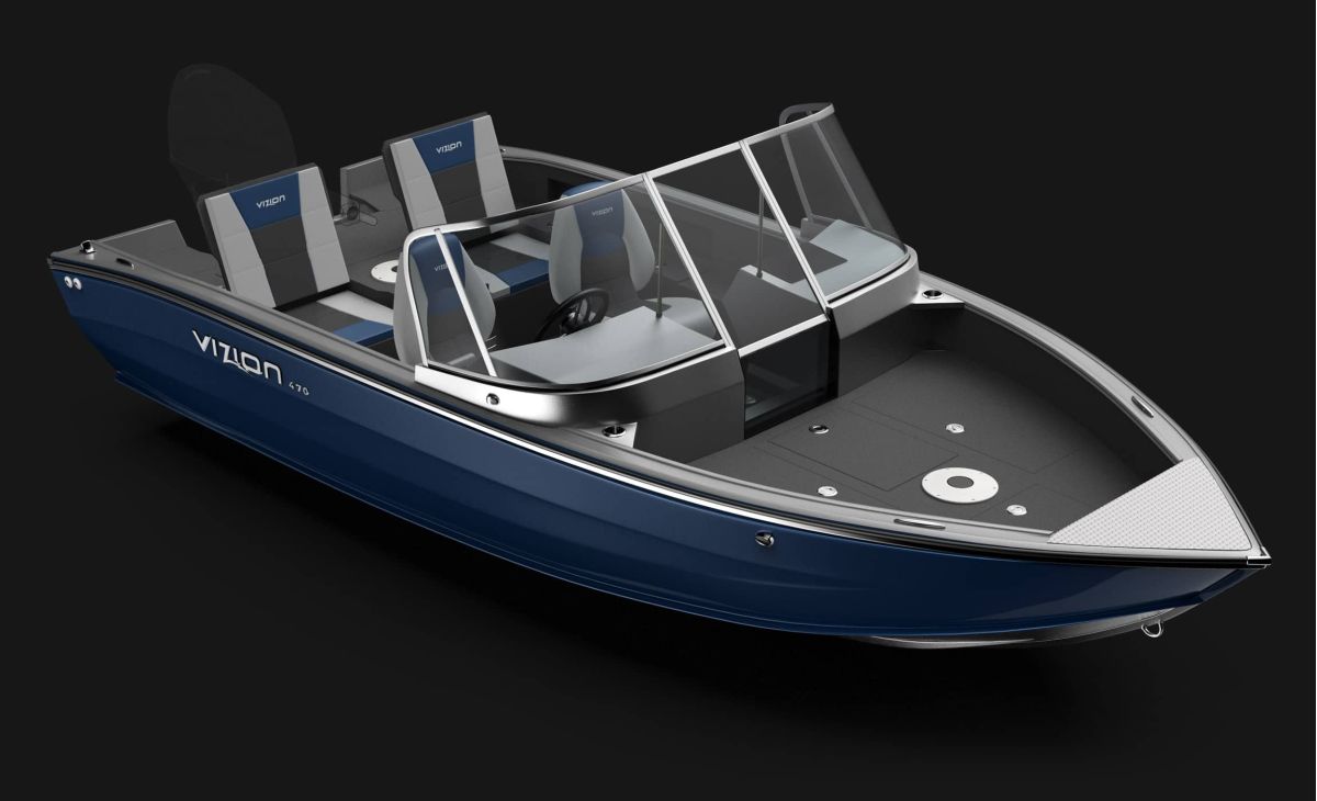 Motorboat VIZION 470 BLUE