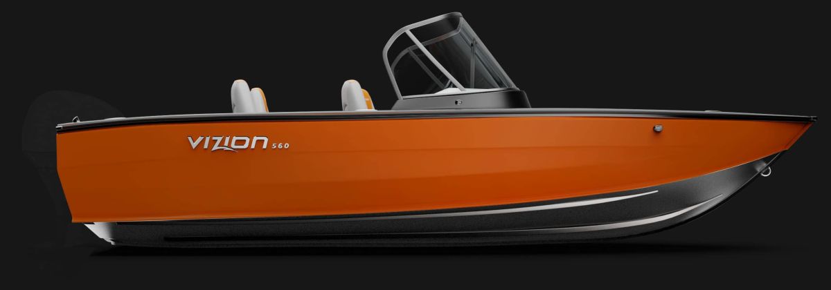 Motorboat VIZION 560 ORANGE