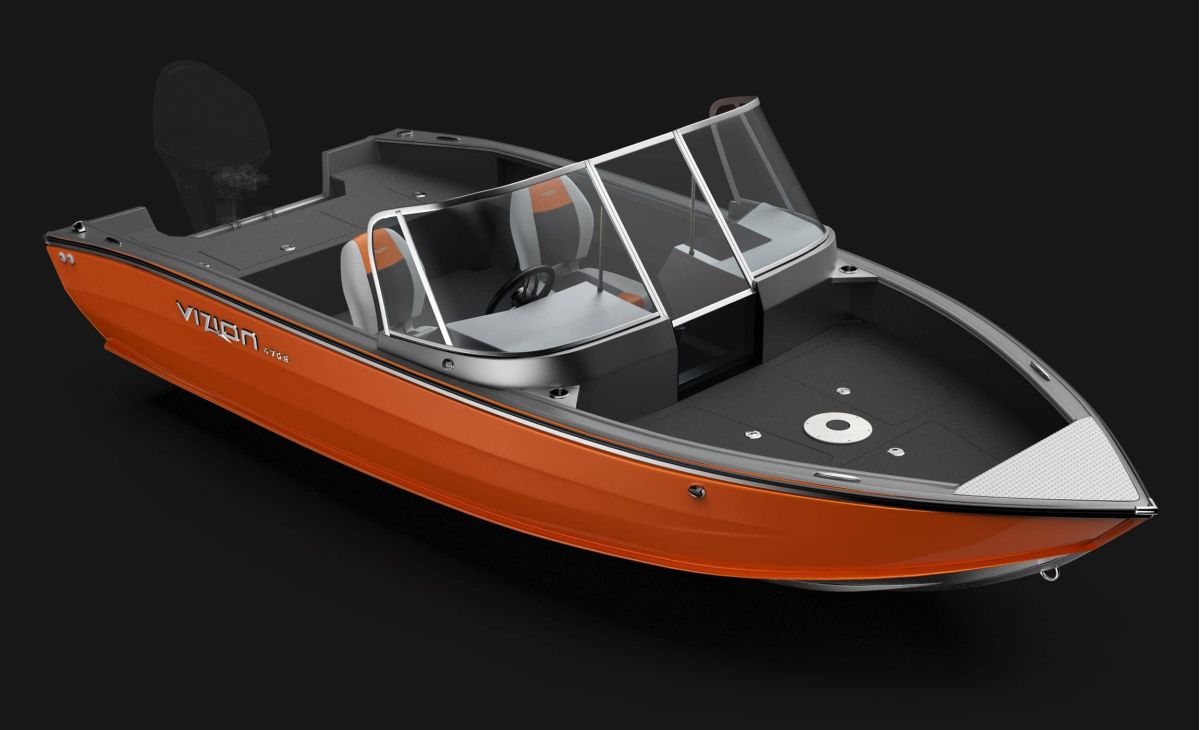 Motorboat VIZION 470s ORANGE