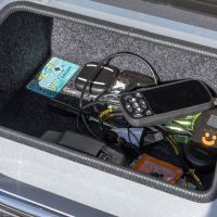 Käsinekotelo lukolla