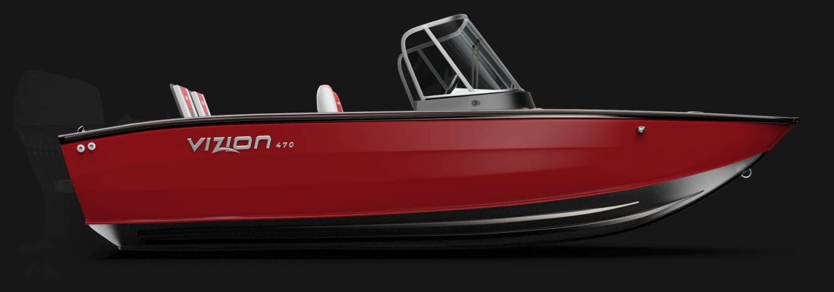 Motorboat VIZION 470 RED