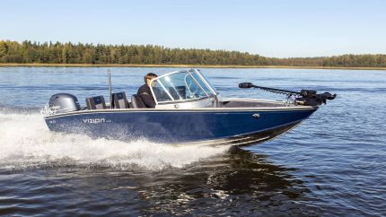 Boat VIZION 470 Blue Chrome