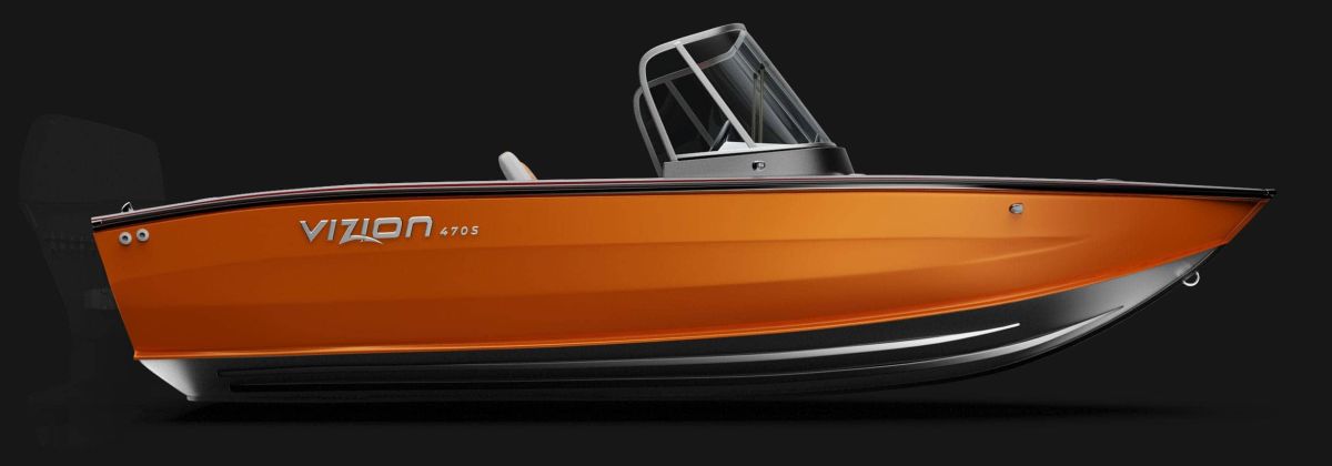 Motorboat VIZION 470s ORANGE