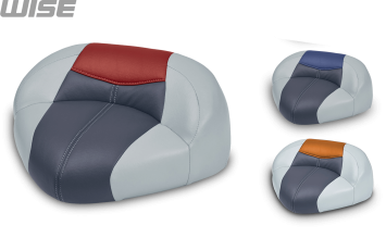 Сиденье Wise серии Blast Off, модель Bass Boat Oversized Casting Seat 8WD1467.
