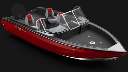 Boat VIZION 600 Chrome Red
